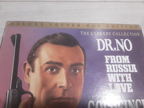 James Bond 007 Deluxe Connery Collection Dr. No Goldfinger Laserdisc LD NTSC - Picture 2 of 14