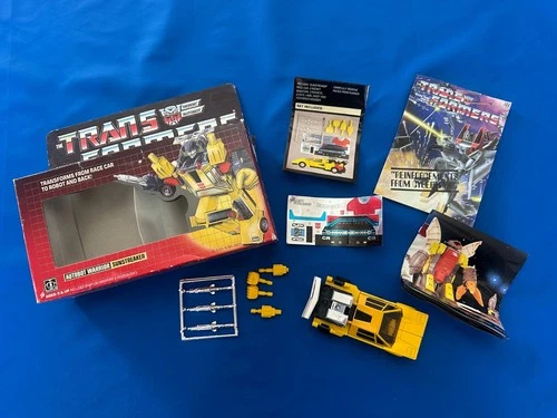 1984 Vintage G1 Transformers Autobots Lamborghini Sunstreaker Complete With Box