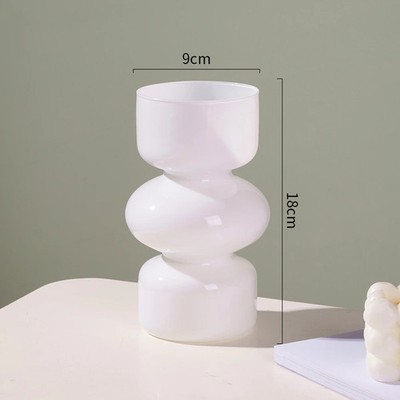 Glas Vase Nordic Dekoration Blumentopf Wohnaccessoire Tischdeko