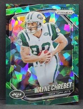 2025 Panini Prizm - Wayne Chrebet #295 Green Ice Prizm