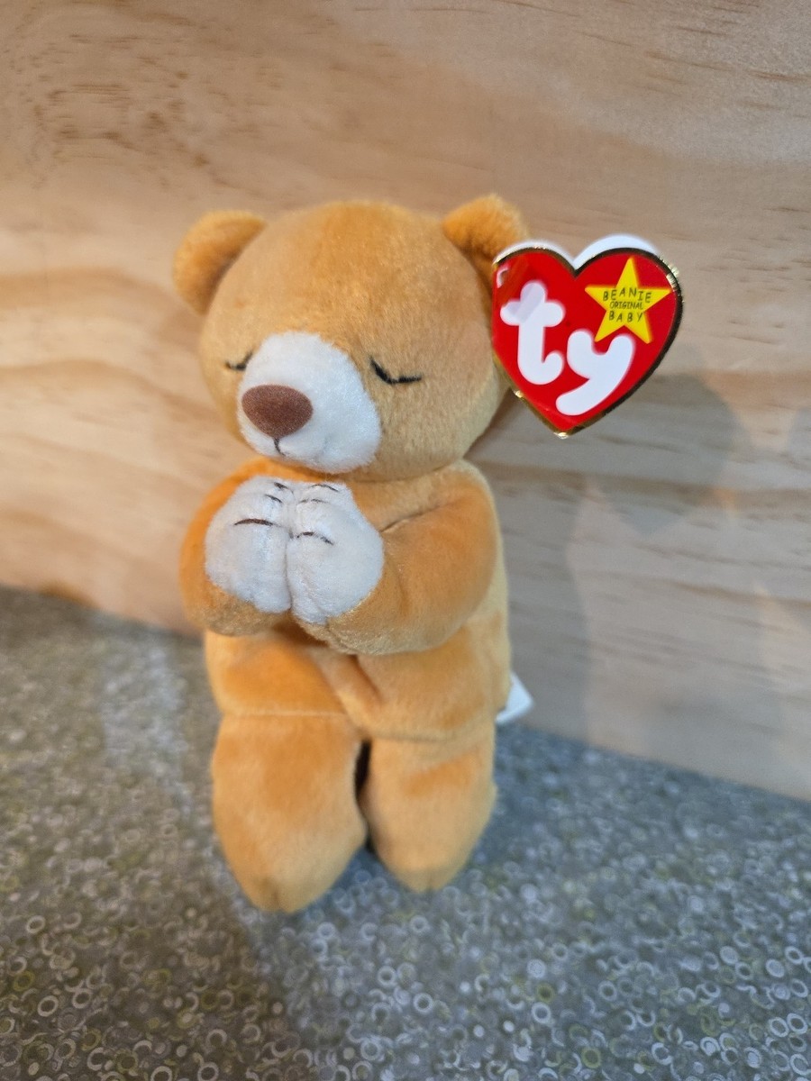 Ty Beanie Ty Hope Bear Value Ty Beanie Baby Hope The Praying Bear
