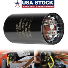 For Hayward Pool Super Pump Motor Start Capacitor 161-193UF/MFD 110 VAC 50/60Hz