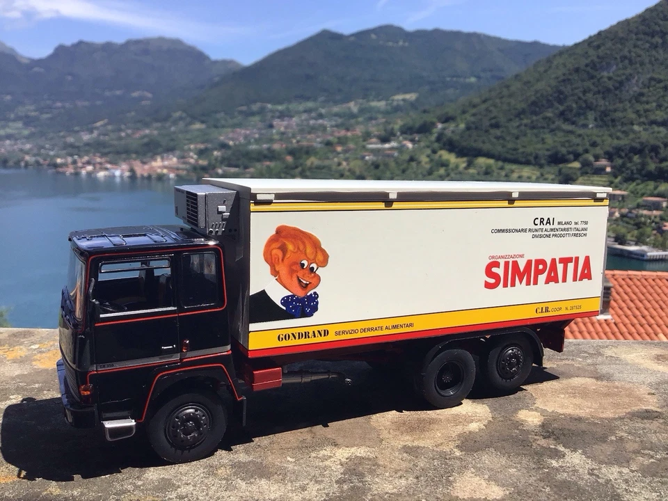 Camion Epoca Berliet GR350 1977 CRAI SIMPATIA GONDRAND  Die Cast Model 1/43 - Immagine 4 di 4