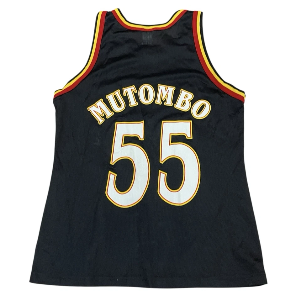 Vintage Dikembe Mutombo Denver Nuggets Champion Jersey NBA Basketball Sz 44 NWOT - Image 2 of 3