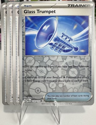 Glass Trumpet Reverse Holo NM 110/131 SV: Prismatic Evolutions Plus 3 Non Holos