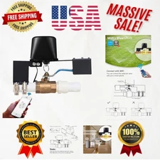 Compact Smart Water Valve with Remote Control - Compatible with iOS/Android