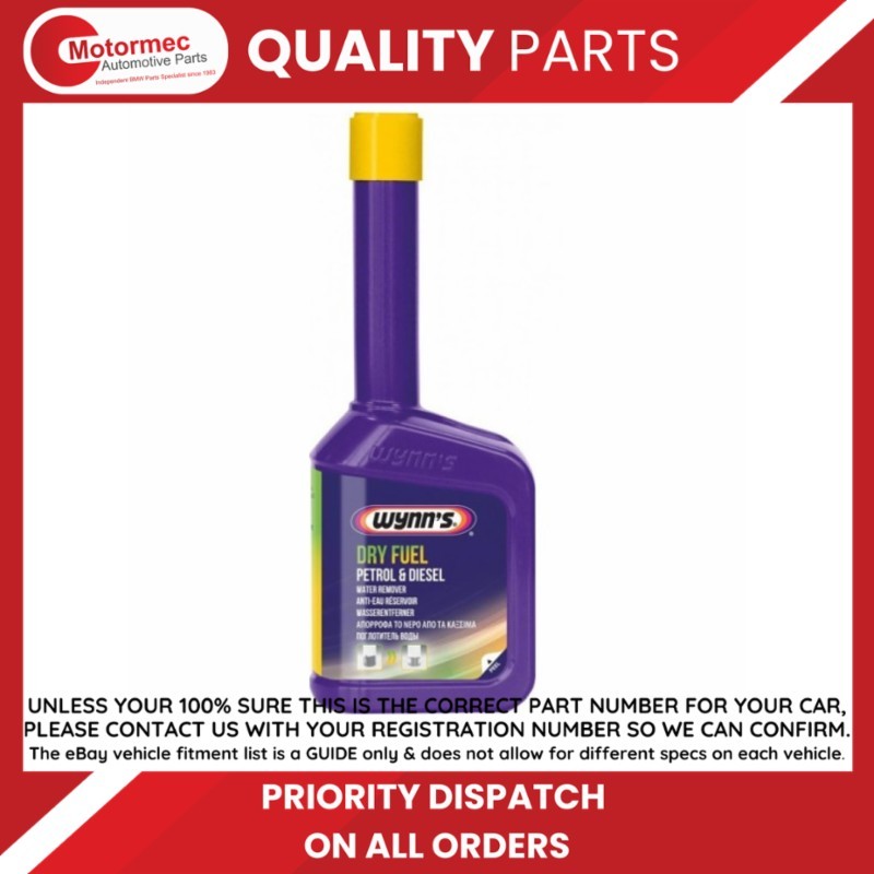 Wynns 71851 Dry Fuel Professional Additive - 325ml