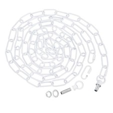 10 Feet Lighting Chain for Hanging Lamp Light Fixture Chain 65 Lbs White