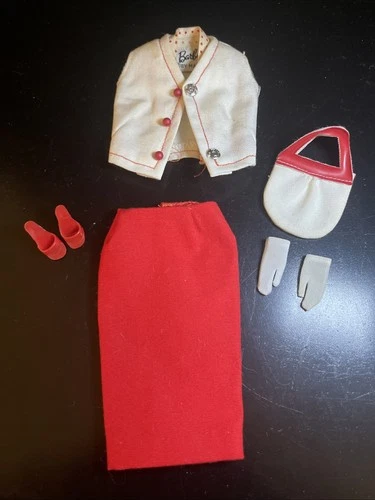 Vintage Barbie Crisp N’ Cool #1604 1964-1965 Complete Purse Gloves Scarf