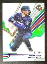 MOOKIE BETTS - 2024 TOPPS PRISTINE - #258 - GREEN REFRACTOR PARALLEL - (#'d/150)