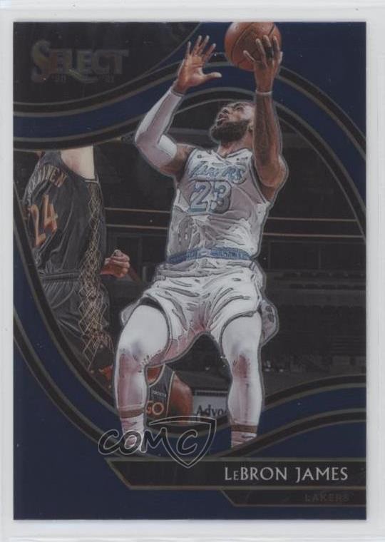 2020-21 Panini Select Courtside Retail Blue LeBron James #223 0q5