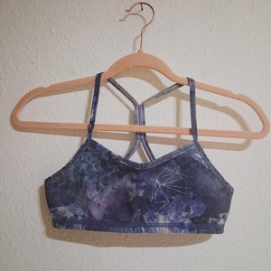 Ivivva Galaxy Print Racerback Sports Bra Size 12