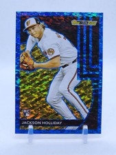 2024 Topps Update Series JACKSON HOLLIDAY Black Gold Blue RC ORIOLES #BG-24