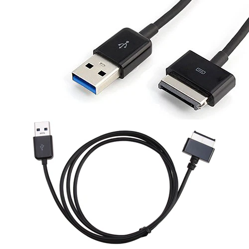 TECHGEAR USB Charging Charge Data Sync Cable Lead for Asus Eee Pad EeePad Slider SL101
