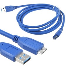 USB 3.0 Power Charger Data Cable/Cord/Lead For WD My Passport Mac WDBGCH5000ASL