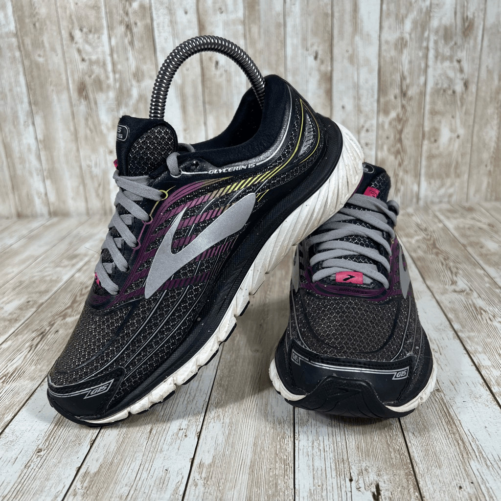 Brooks glycerin 15 Womens 6 with super feet insoles Gem