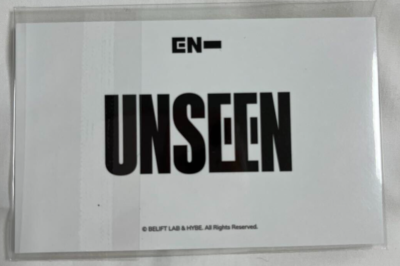 ENHYPEN EXHIBITION UNSEEN HYBE INSIGHT Purchases over 70,000 won