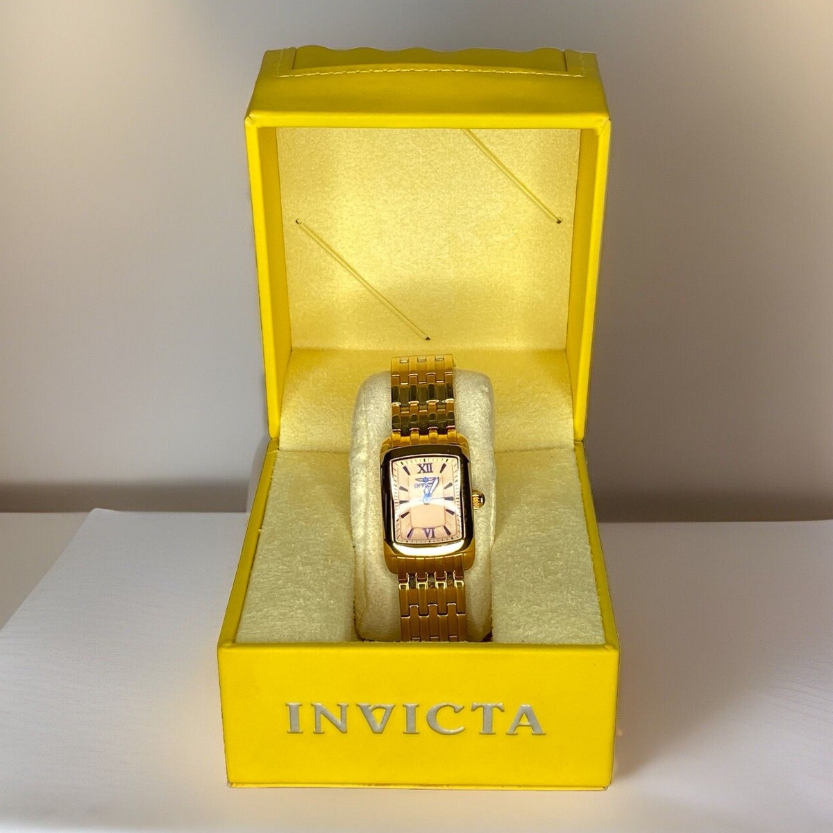 Invicta Angel womens watch gold tone SS new- Model 15375 Needs Battery Invicta Angel womens watch gold tone SS new- Model 15375  main image 4