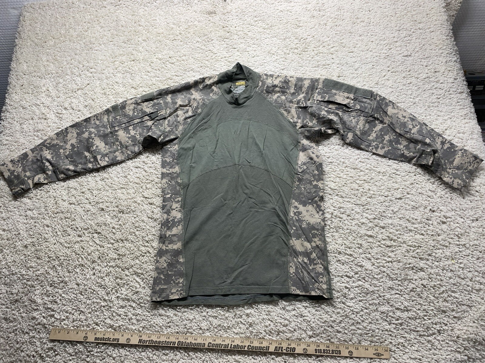 Camisa de combate Massif Mountain Gear Halo Army XL camuflaje digital