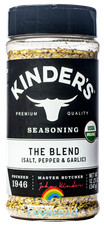 Kinder's Organic The Blend Seasoning Salt, Pepper Garlic 12.25 oz