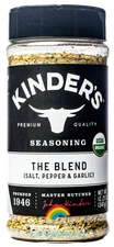 Kinder's Organic The Blend Seasoning Salt, Pepper & Garlic 12.25 oz 
