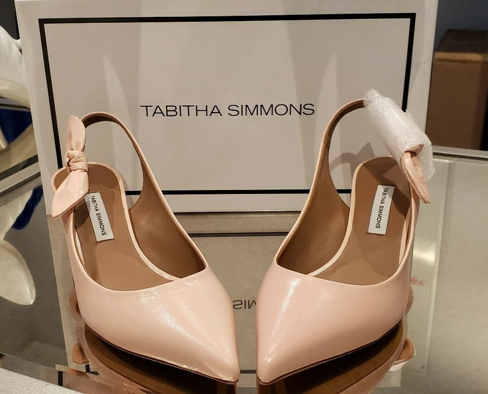 Zapatos de tacón bajo TABITHA SIMMONS para gatito en punta - rosa - talla 37,5 Foto 2 de 4