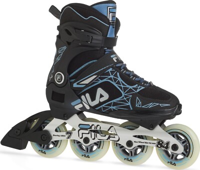 New! Black & Blue FILA LEGACY PRO 84 Inline Roller Skates