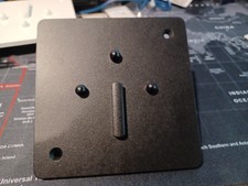 Vintage Crown Pzm-20r Black Pressure Zone Microphone Made In Elkhart, Indiana