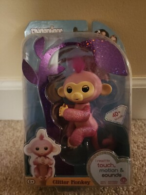 Fingerlings Glitter Monkey Rose  WowWee 