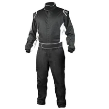 K1 RaceGear 20-CHL-NW-2XL Challenger Single Layer Racing Suit - Black, 2X-Large