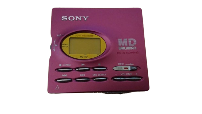 SONY MZ-R91 Portable MD Record Player Pink Good | eBay