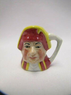 Vintage Artone Pottery England The Beadle Miniature Toby Jug