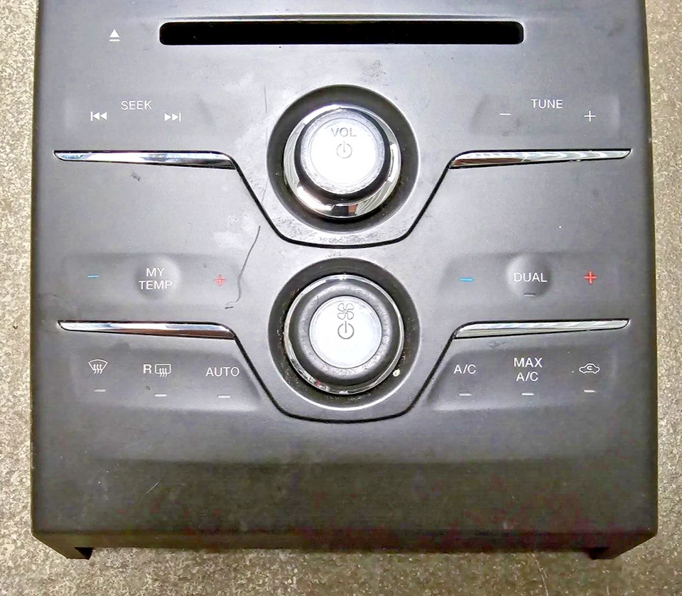 2014-2019 Ford Flex Radio Audio Climate Control Panel EA8T-18A802-BC - Image 4 of 4