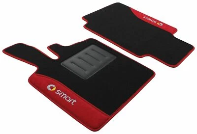 IL TAPPETO AUTO BY FABBRI 3 tappeti moquette con ricami Smart ForTwo W450 dal 1998-2007