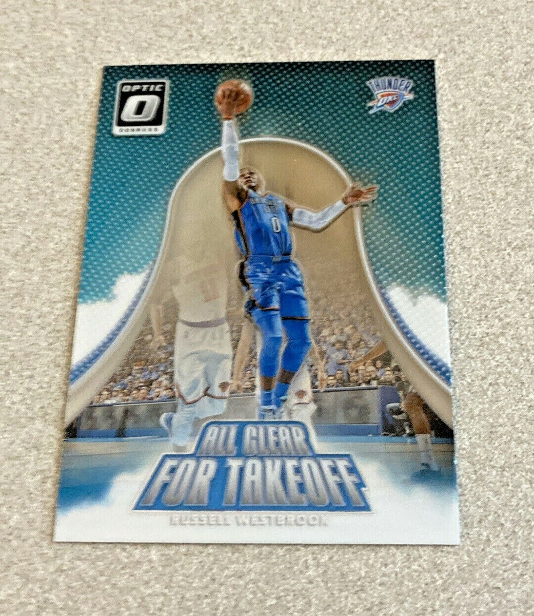 2017-18 Panini Donruss Optic All Clear Base #11 Russell Westbrook
