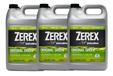 Valvoline Zerex 3 Gallons Coolant Antifreeze Original Green Low Silcate 3 x 1 G.