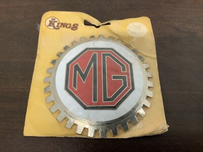 MG GT 1960's Front Grille Emblem Part Advertising Car Symbol Kings