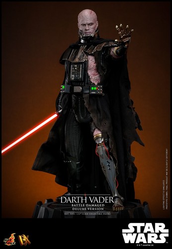 Pre-order Hot Toys DX45 1/6 Star Wars Darth Vader Toy Battle Damaged Deluxe Ver. - Picture 9 of 24