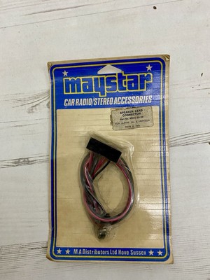 NOS Maystar Chrysler Alpine & Horizon Vintage Car Radio Speaker Lead Connector