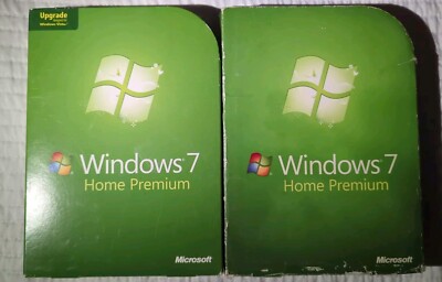 Windows 7 Ebay (Lot of 2) Microsoft Windows 7 Home Premium 32-Bit & 64-Bit Software ...