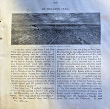 1876 Train Ride West Kansas Pike's Peak Monument Park Garden of the Gods