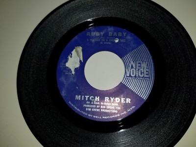 MITCH RYDER Ruby Baby / You Get Your Kicks NEW VOICE 830 NM 45 VINYL 7'' RECORD