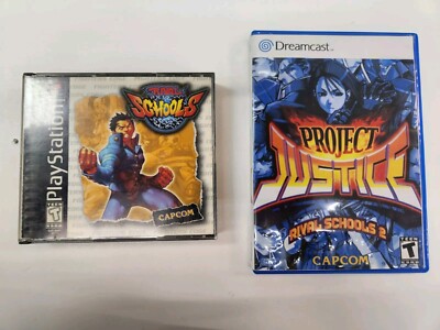 LOT READ!!!Project Justice (DISC ONLY) Sega Dreamcast Rival Schools PLAYSTATION 