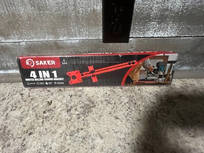 Saker New 4 in 1 Router Milling Groove Bracket/Cabinet Hardware Jig