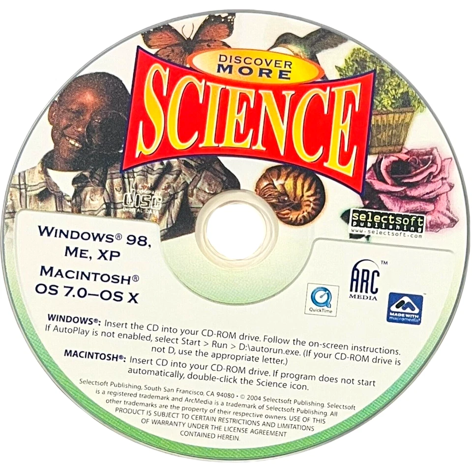 Discover Science / Discover More Science CD-ROM for Window / Mac - LOT of 2 - Image 3 of 4