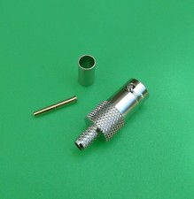  10 PKS BNC Female Crimp for RG58U/RG58/ RG142/LMR195 Cable - USA Seller