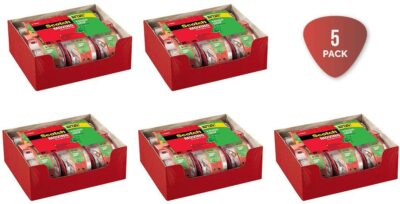 Scotch Tough Grip Packing Tape 1.88 in 22.2 yd 5 PACKS 30 ROLLS  NEW  EXPEDITED 
