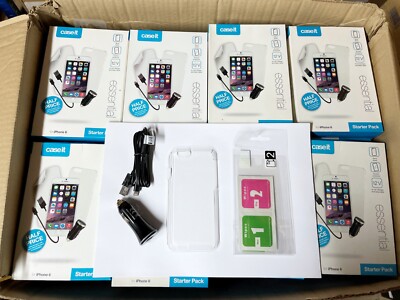 Restposten Hülle + Display Cover + Ladekabel + Auto Adapter x 50 für iPhone 6 6S