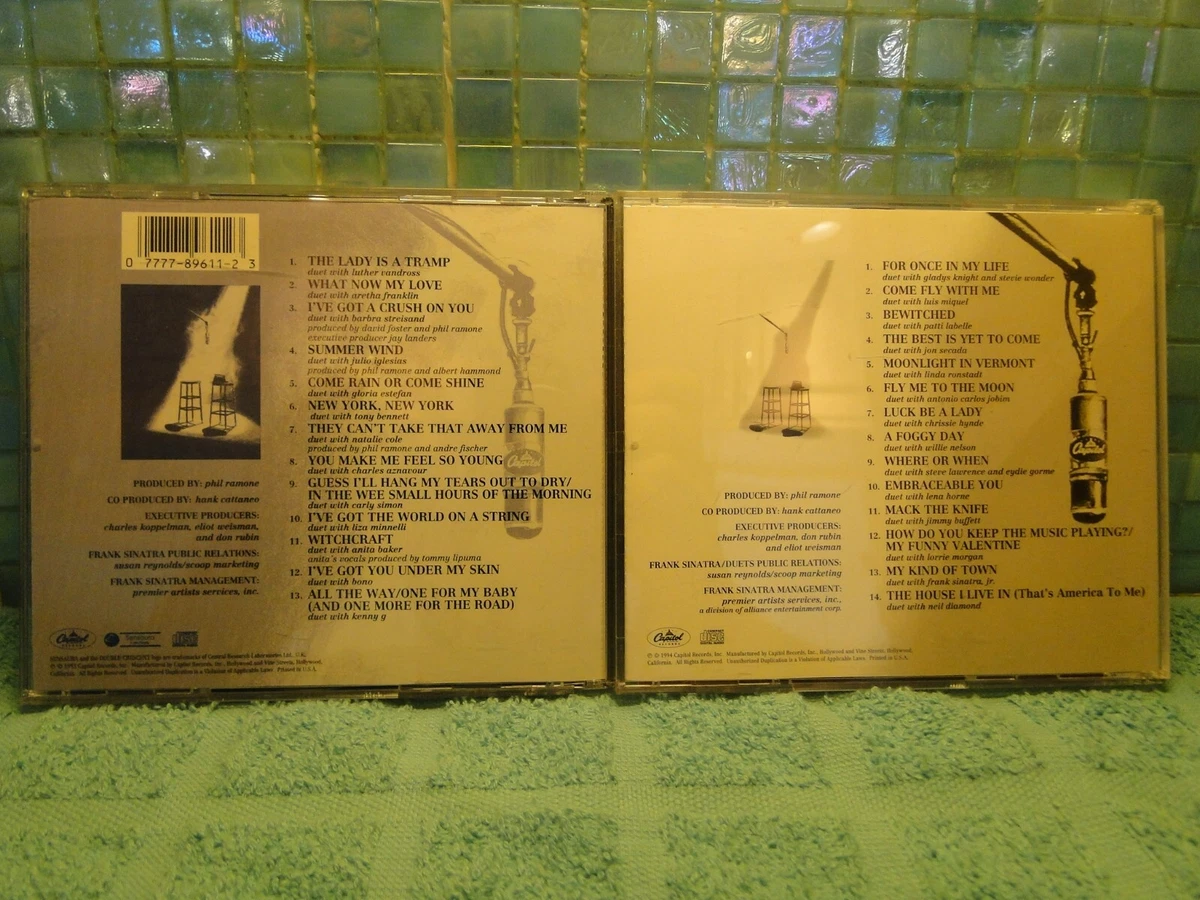 Frank Sinatra Duets & Duets II 2 CD Set -EXTRA CDs SHIP FREE