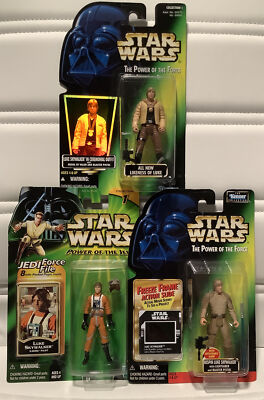 Star Wars Power of the Jedi force files POTJ LUKE SKYWALKER X-WING PILOT
